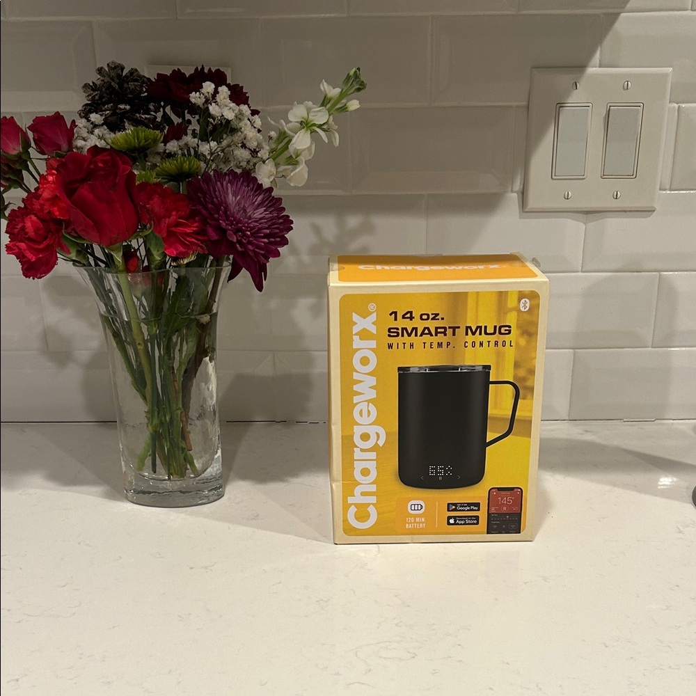 Black Smart Mug with Temperature Control
